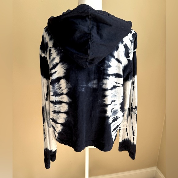 NWT Raquel Allegra Crop Tie Dye Hoodie - Picture 6 of 11